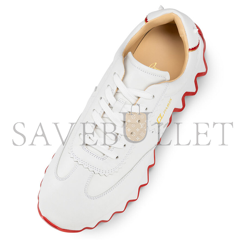 Chr1st1an louboutin loubishark calfskin sneakers white 3200517wh43